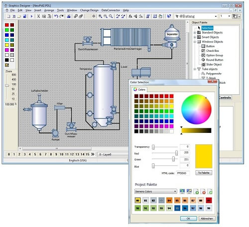 نرم‌افزار WinCC زیمنس | راهکاری جامع برای مانیتورینگ و اتوماسیون صنعتی
