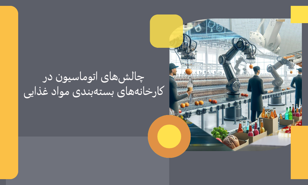 چالش‌های اتوماسیون در کارخانه‌های بسته‌بندی مواد غذایی